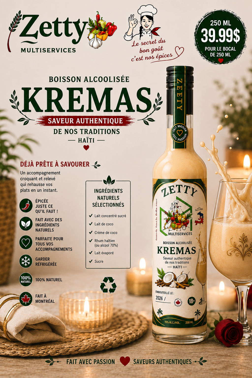 Kremas Héritage Lakay