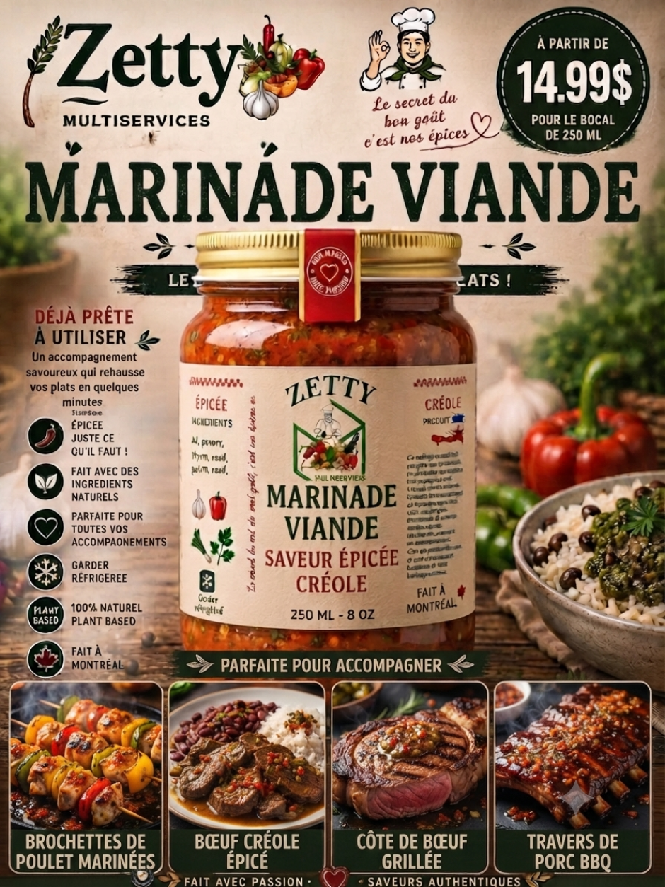 Marinade Viande Créole